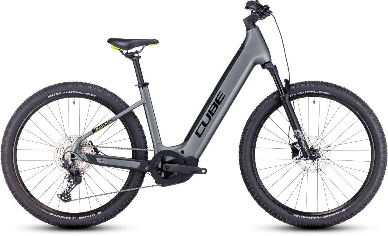 Cube Reaction Hybrid Pro 750 Flashgrey N Green 2023 - E-Bike Hardtail Mountainbike Tiefeinsteiger 1 Cube Reaction Hybrid Pro 750 Flashgrey N Green 2023 - E-Bike Hardtail Mountainbike Tiefeinsteiger