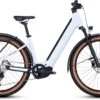 Cube Reaction Hybrid Pro 625 Allroad Flashwhite N Black 2023 - E-Bike Hardtail Mountainbike Tiefeinsteiger
