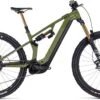 Cube Stereo Hybrid ONE55 C:68X TM 750 29 Olive N Chrome 2023 - E-Bike Fully Mountainbike