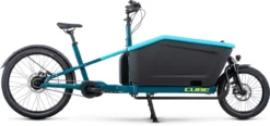 Cube Cargo Dual Hybrid 1000 Blue N Lime 2023 - E-Bike Lastenfahrrad