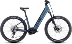 Cube Reaction Hybrid ABS 750 Smaragdgrey N Blue 2023 - E-Bike Hardtail Mountainbike Tiefeinsteiger