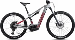 Ghost E-ASX 130 Universal AL Gray 2 / Riot Red Matt / Glossy 2022 - E-Bike Fully Mountainbike