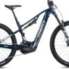 Ghost E-ASX 160 Advanced AL Dark Blue Pearl / Light Grey Pearl Glossy 2022 - E-Bike Fully Mountainbike