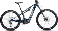Ghost E-ASX 160 Advanced AL Dark Blue Pearl / Light Grey Pearl Glossy 2022 - E-Bike Fully Mountainbike