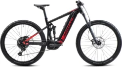 Ghost E-Riot Trail AL Essential Black / Red Matt 2022 - E-Bike Fully Mountainbike