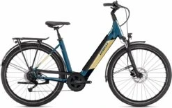 Ghost E-Teru B Essential Low EQ Petrol Blue / Beige Glossy 2022 - E-Bike Hardtail Mountainbike Tiefeinsteiger