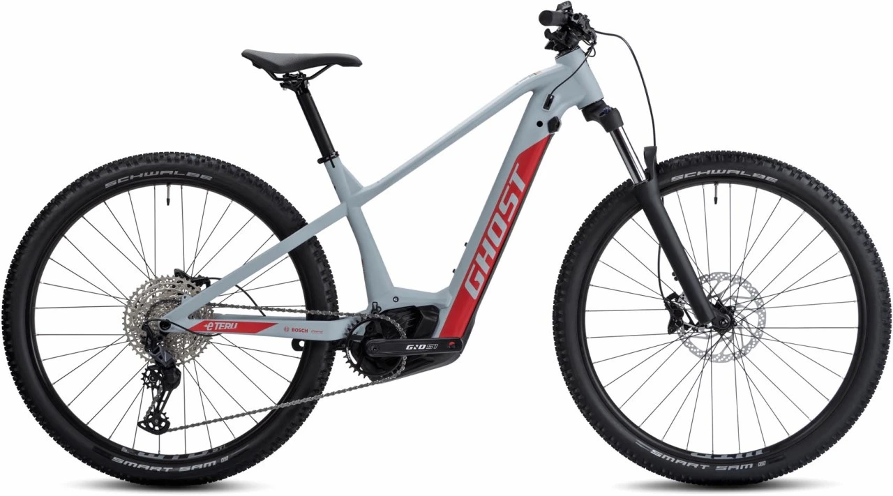 Ghost E-Teru B Advanced Light Grey / Marzocchi Red / Black Matt 2022 - E-Bike Hardtail Mountainbike 1 Ghost E-Teru B Advanced Light Grey / Marzocchi Red / Black Matt 2022 - E-Bike Hardtail Mountainbike