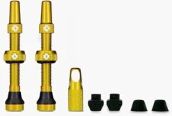 Muc-Off Tubeless Valve Kit Universal For MTB & Road Gold 80 Mm