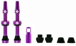 Muc-Off Tubeless Valve Kit Universal For MTB & Road Purple 60