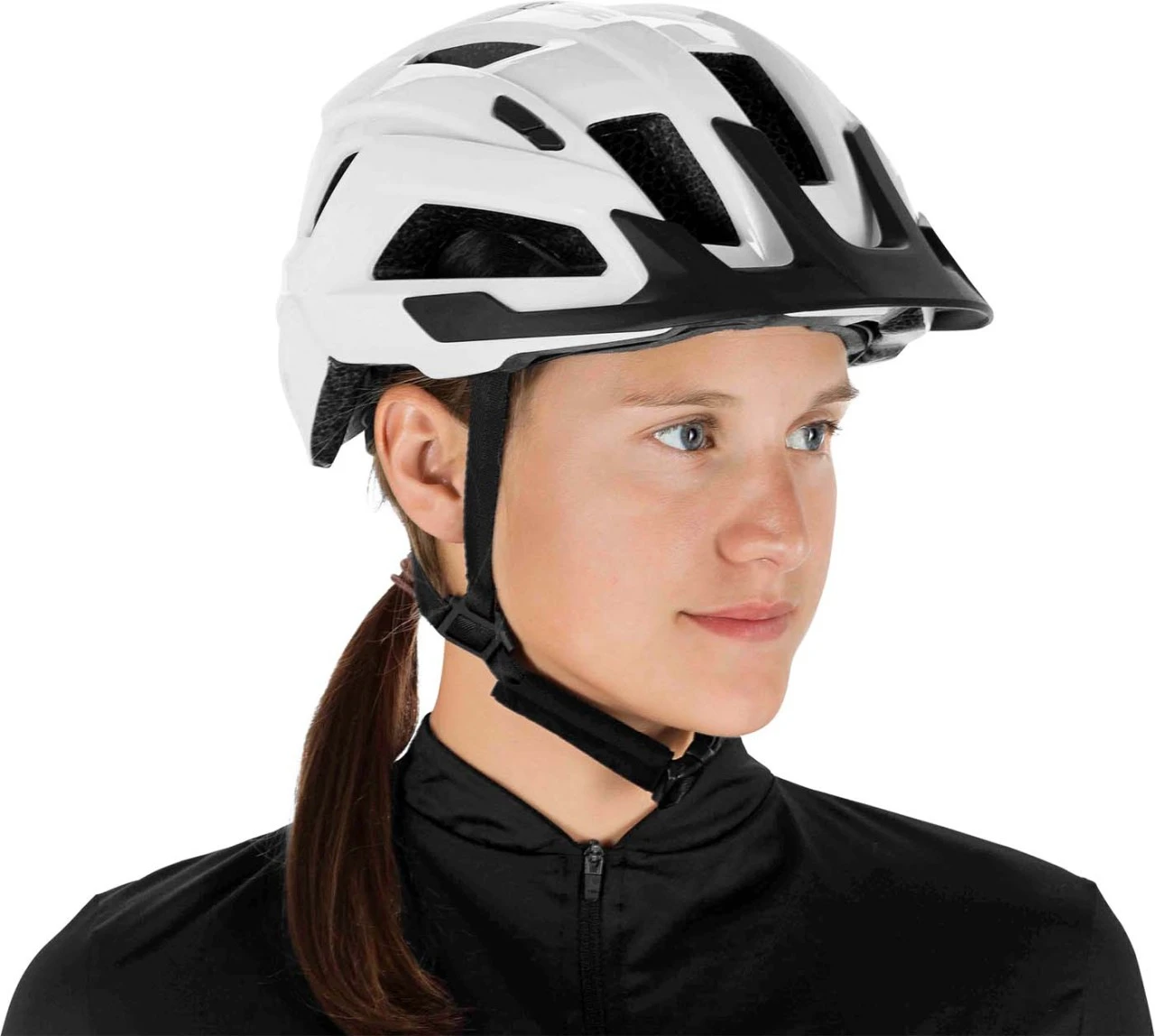 Cube Helm STEEP Glossy White 2 Cube Helm STEEP Glossy White – Bild 2