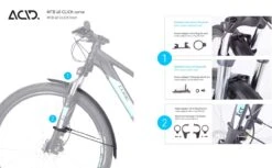 ACID Schutzblechset MTB 60 Click Black -Elektrofahrradladen a 6006283 93015 ACID Schutzblechset MTB 60 Click black 2 1280x1280