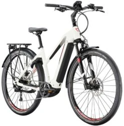 Conway Cairon T 3.0 625 Pearl White / Black Metallic 2022 - E-Bike Trekkingrad Tiefeinsteiger