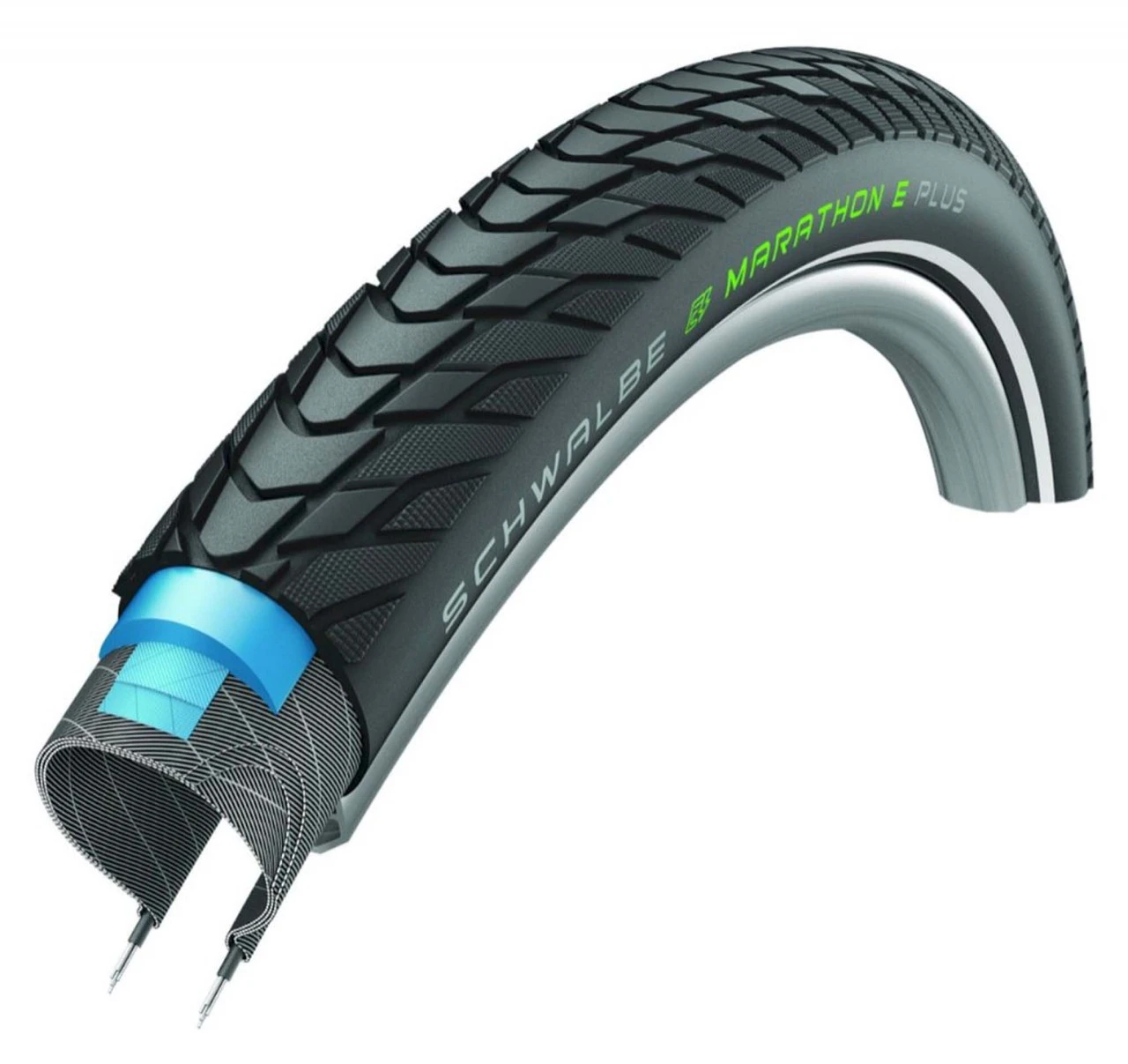 Schwalbe Marathon E-Plus, 47-622, 28 X 1,75" Reflex 1 Schwalbe Marathon E-Plus, 47-622, 28 X 1,75" Reflex