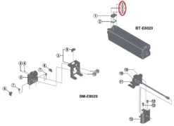 Shimano STePS Abdeckungsschraube BT-E8020 Akku
